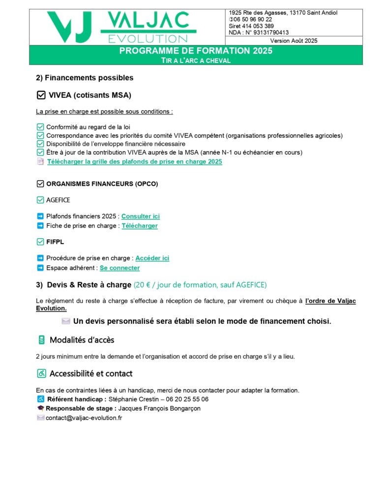 Valjac Formation Equestre Avignon BOYRIE AUTOMNE 2025 Page 0002