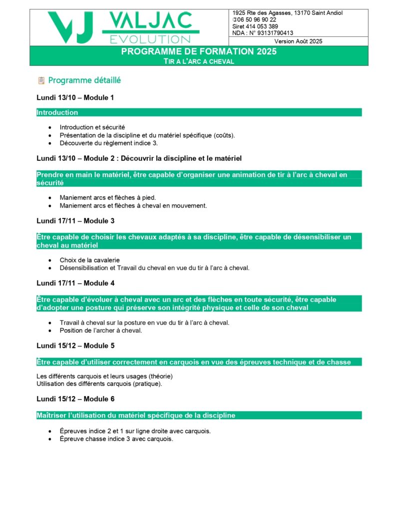 Valjac Formation Equestre Avignon BOYRIE AUTOMNE 2025 Page 0005