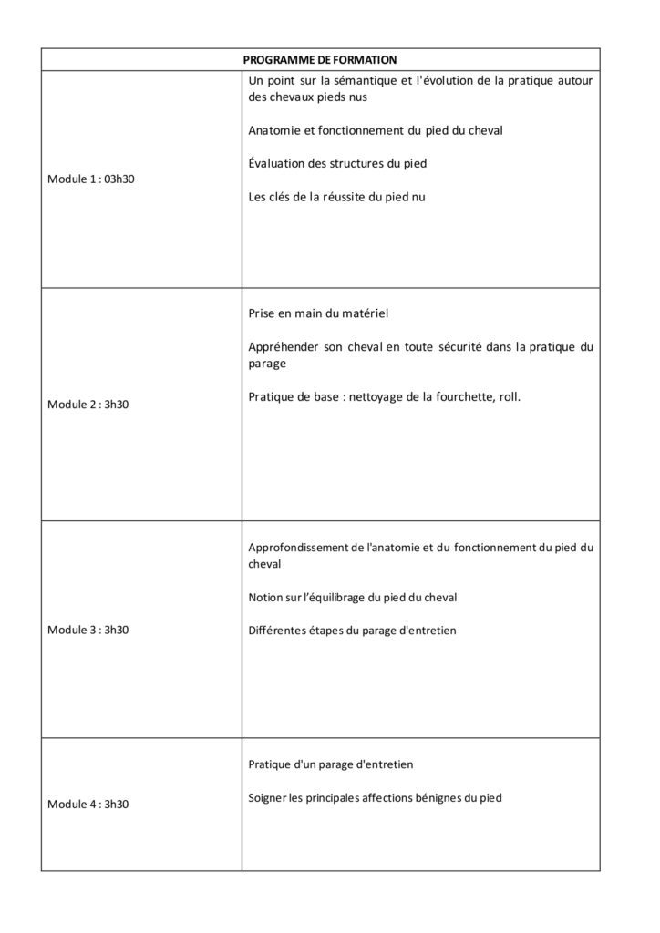 Valjac Formation Equestre Avignon LECLERC Programme 2025 Page 0003