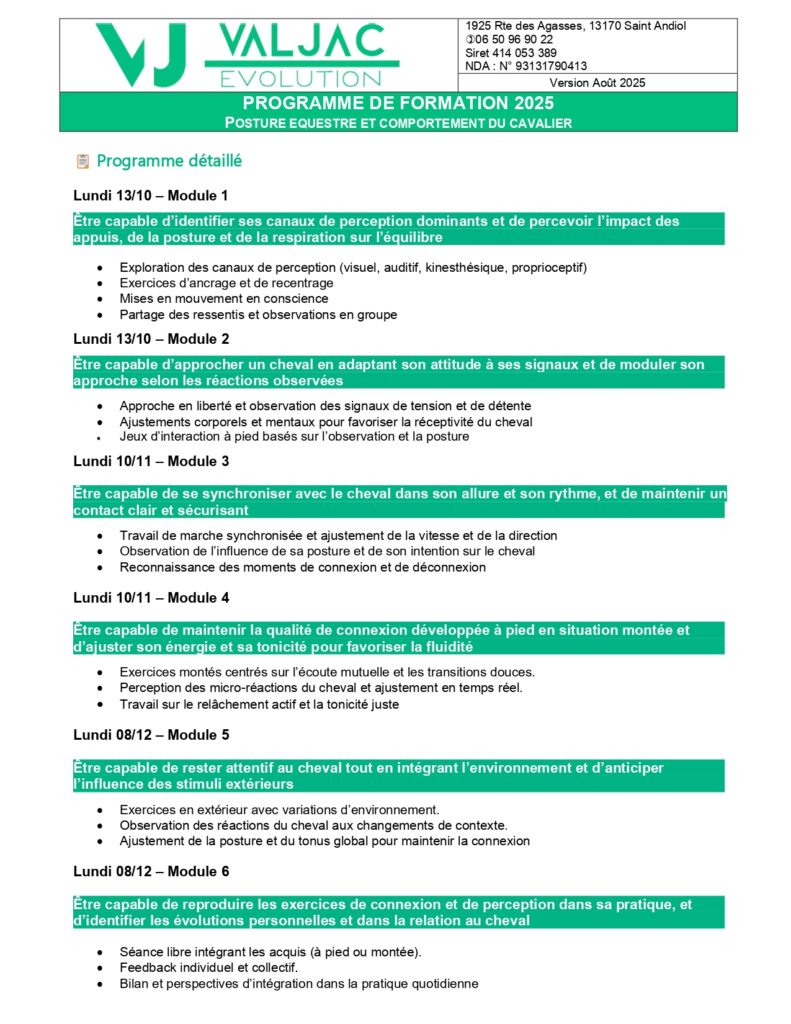 Valjac Formation Equestre Avignon PARRAUD AUTOMNE 2025 Page 0004