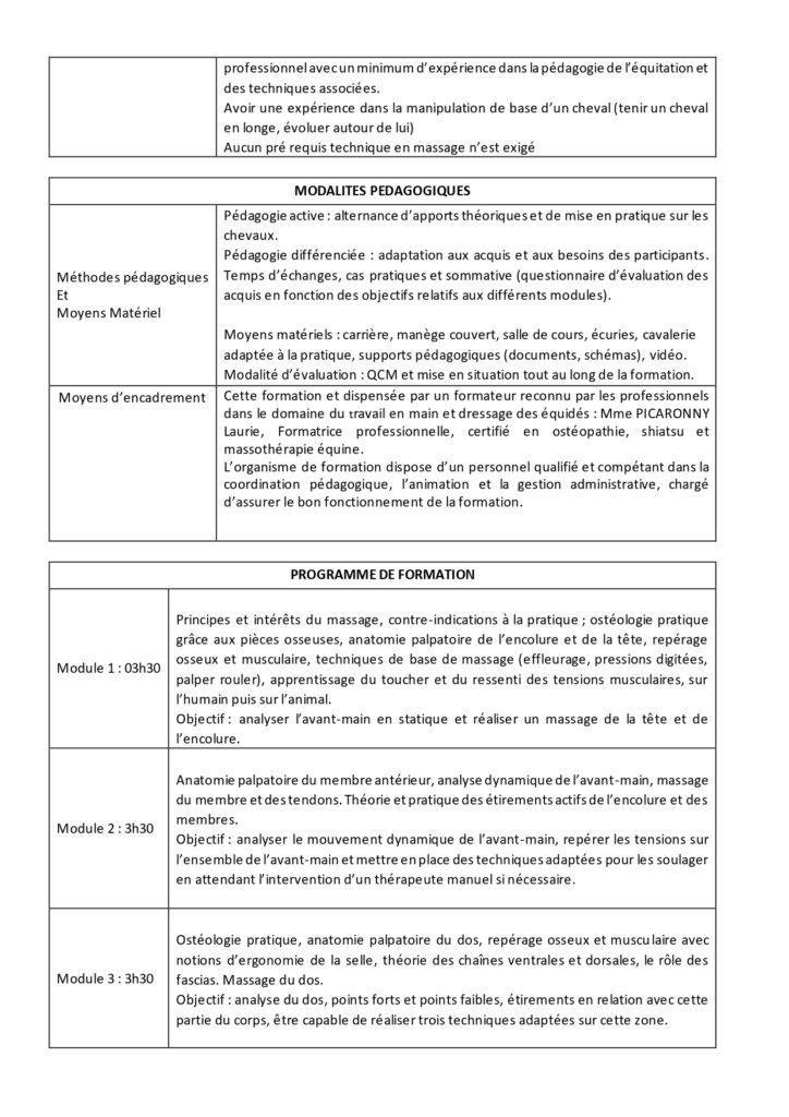 Valjac Formation Equestre Avignon PICARRONY AUTOMNE 2025 Page 0002
